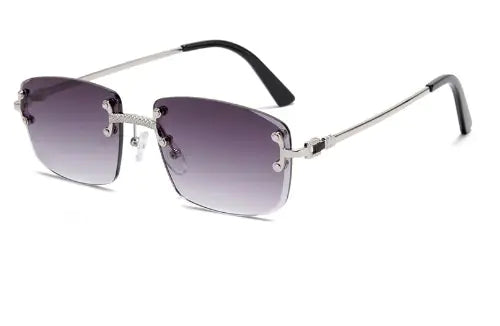 Frameless Spring Leg Sunglasses